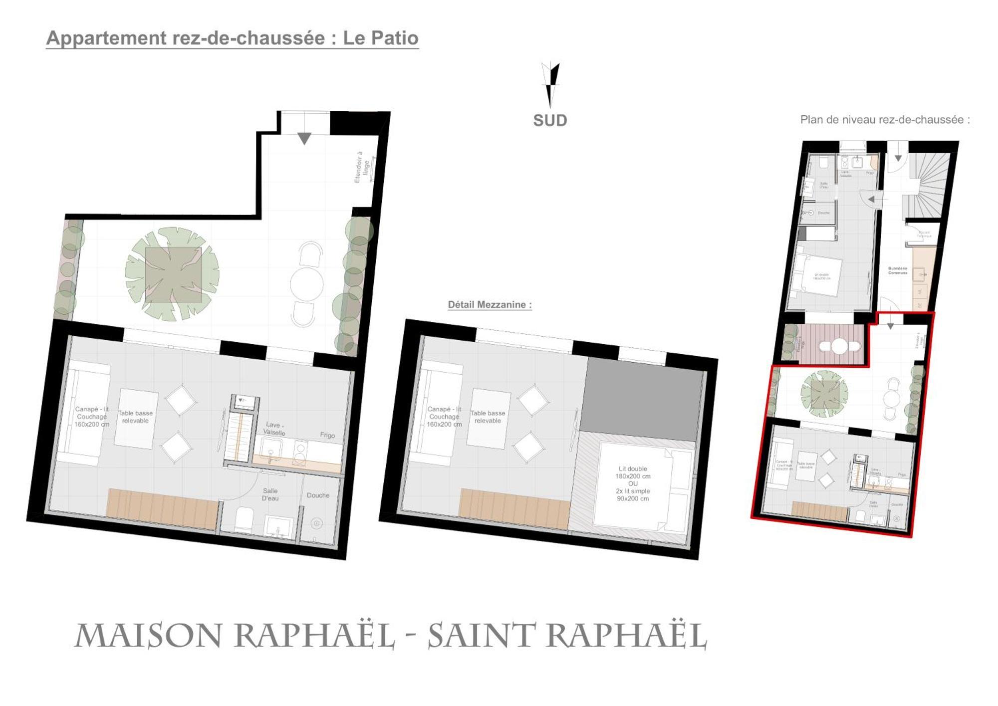 Studios Raffines Avec Terrasses - Plages, Ville Et Gare A Pied - Maison Raphael Saint-Raphaël Værelse billede